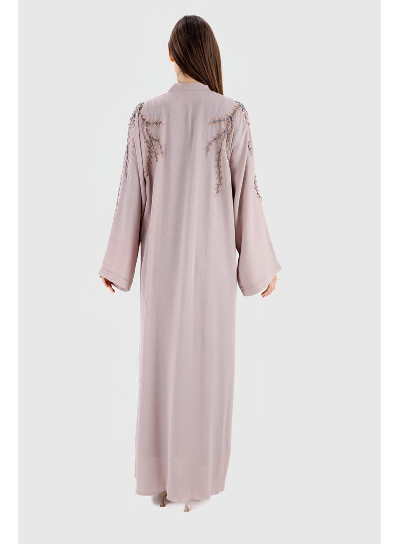 Ophelia Liora Luxury Dubai Style Abaya – Premium Open Abaya for Women, Elegant Modest Wear - Image 3